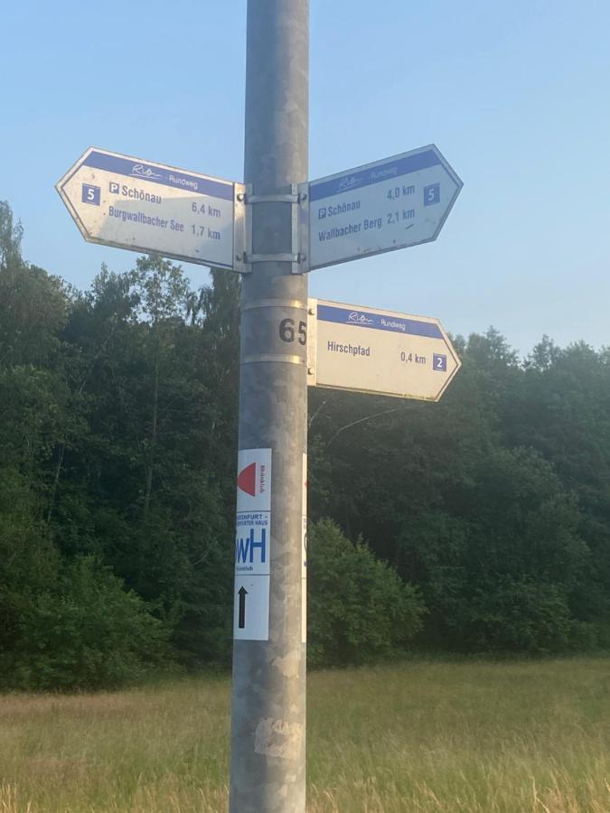 Pension-Ferienwohnung Liesbachtal Direkt Am Waldrand Bayerische Rhoen Schönau an der Brend المظهر الخارجي الصورة