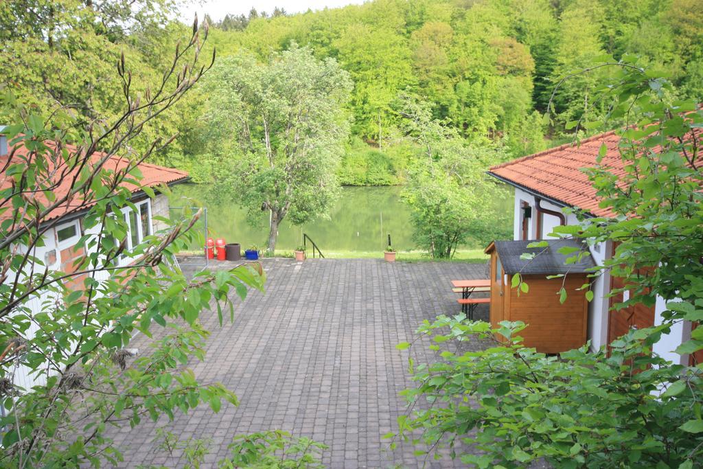 Pension-Ferienwohnung Liesbachtal Direkt Am Waldrand Bayerische Rhoen Schönau an der Brend المظهر الخارجي الصورة
